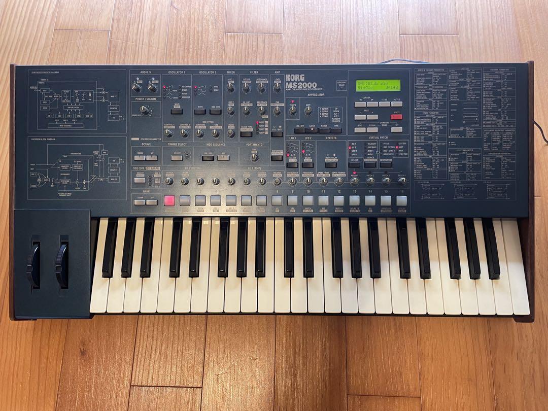 KORG MS2000通電確認のみしました