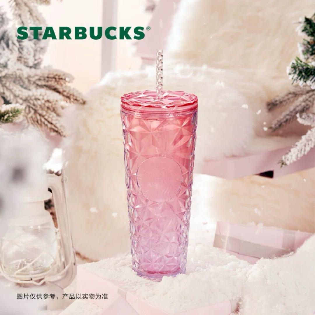【スターバックス海外限定】　ホリデーシリーズ　　キラキラ　ストロータンブラー