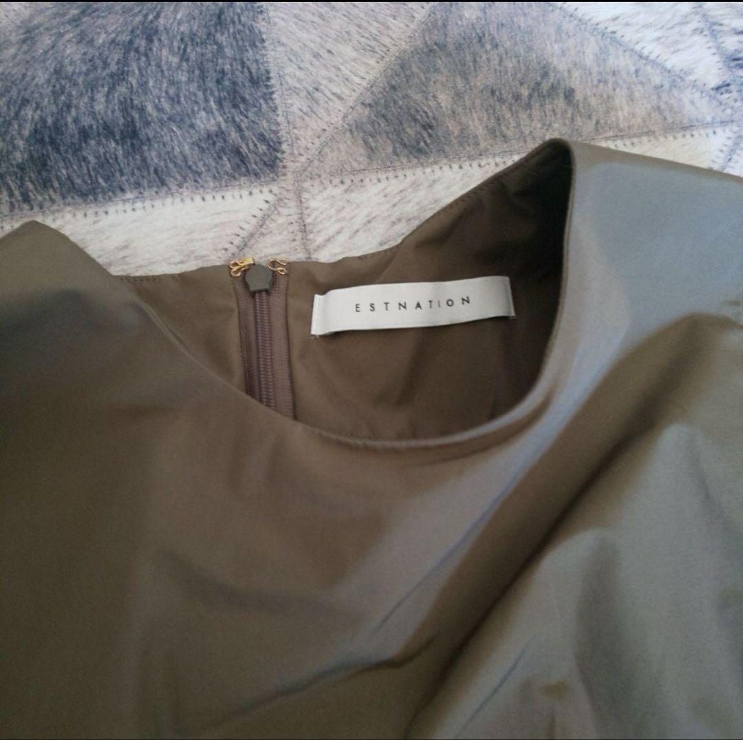 美品✨ESTNATION エストネーション　タフタテントラインチュニックブラウス ESTNATION（エストネーション）の「ESTNATION / タフタテント