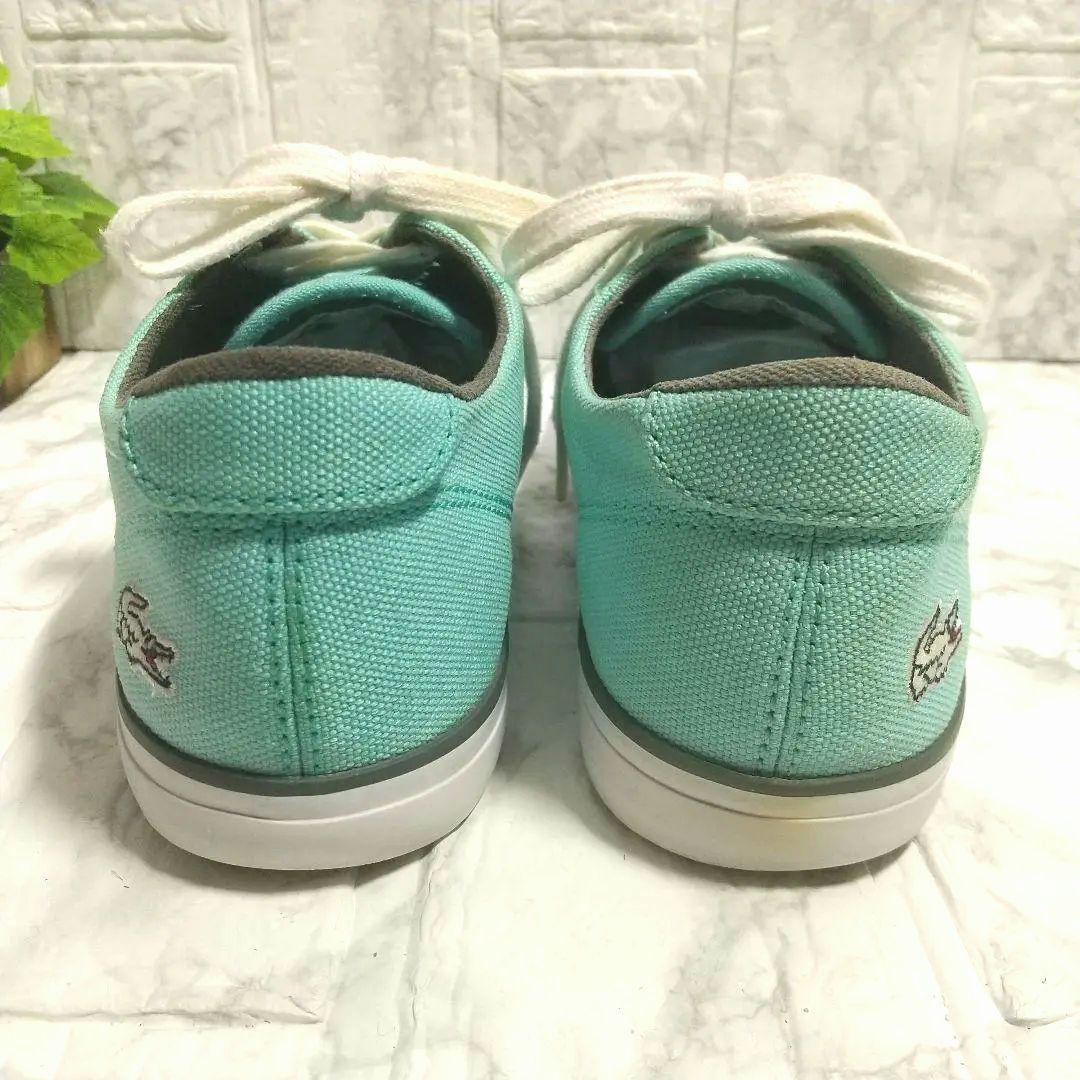 LACOSTE　スニーカー　EUR36 ラコステ スニーカー UK 3.5 EUR 36 USA 5.5 ブルー - メルカリ