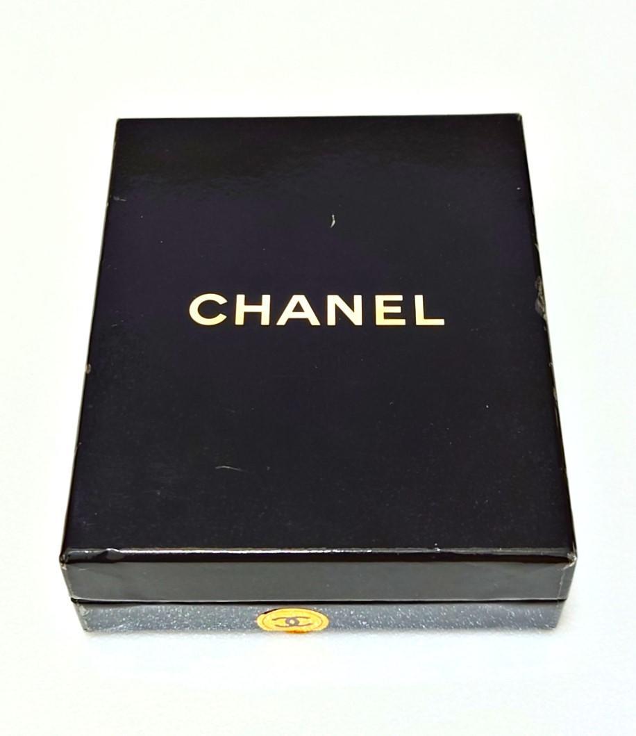 CHANEL シャネル カメリア コサージュ ネイビー系 箱付き 41590