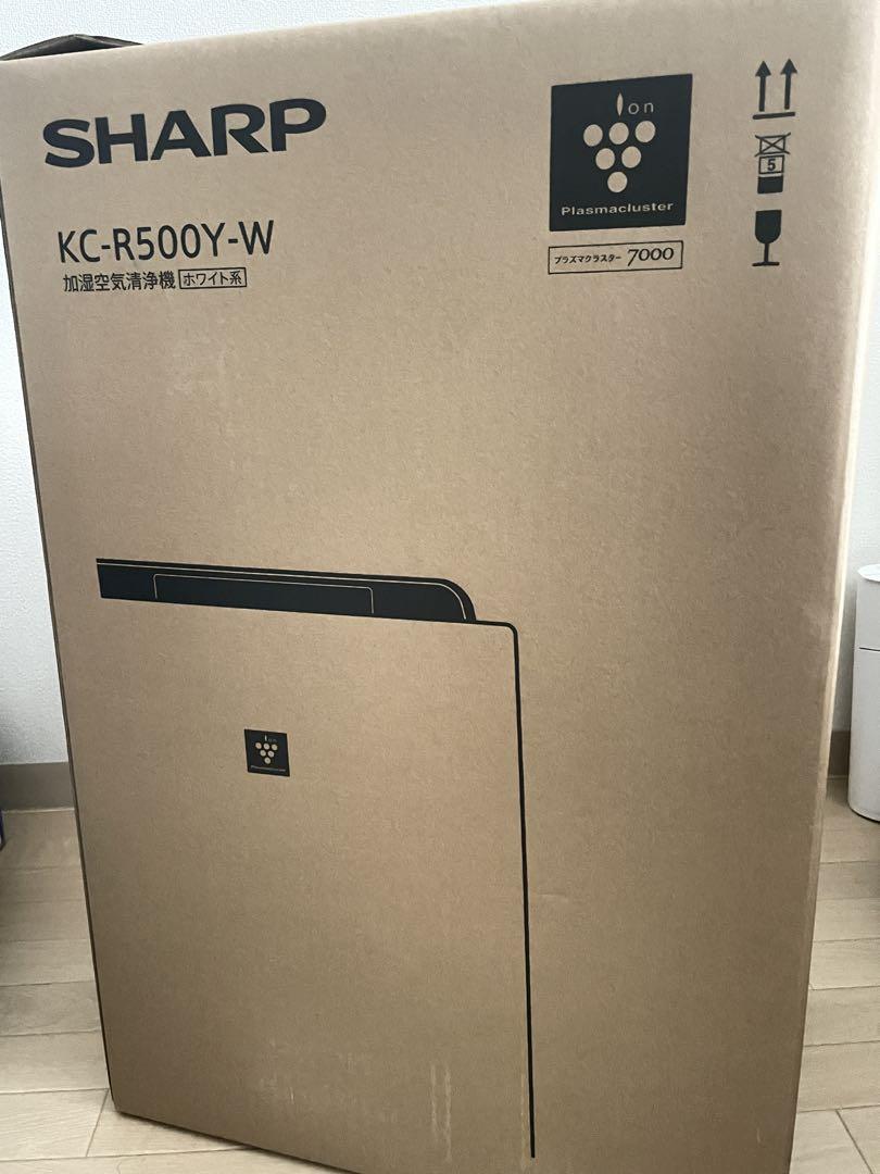 SHARP KC-R500Y-W 加湿空気清浄機　プラズマクラスター7000