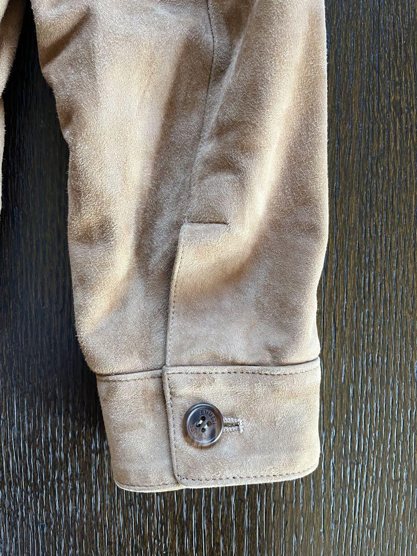 EMMETI エンメティ goatskin suede レザージャケット
