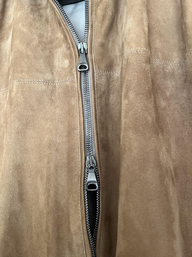 EMMETI エンメティ goatskin suede レザージャケット