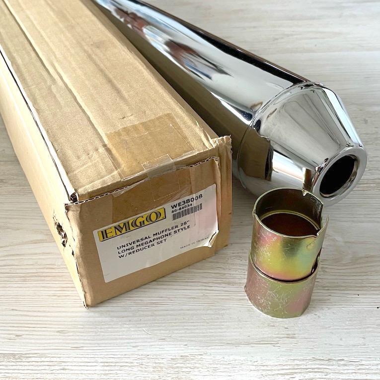 美品 EMGO製コルサタイプ スリップオンマフラー 3アダプター付 - パーツ 美品 EMGO製コルサタイプ スリップオンマフラー 3アダプター付 - パーツ