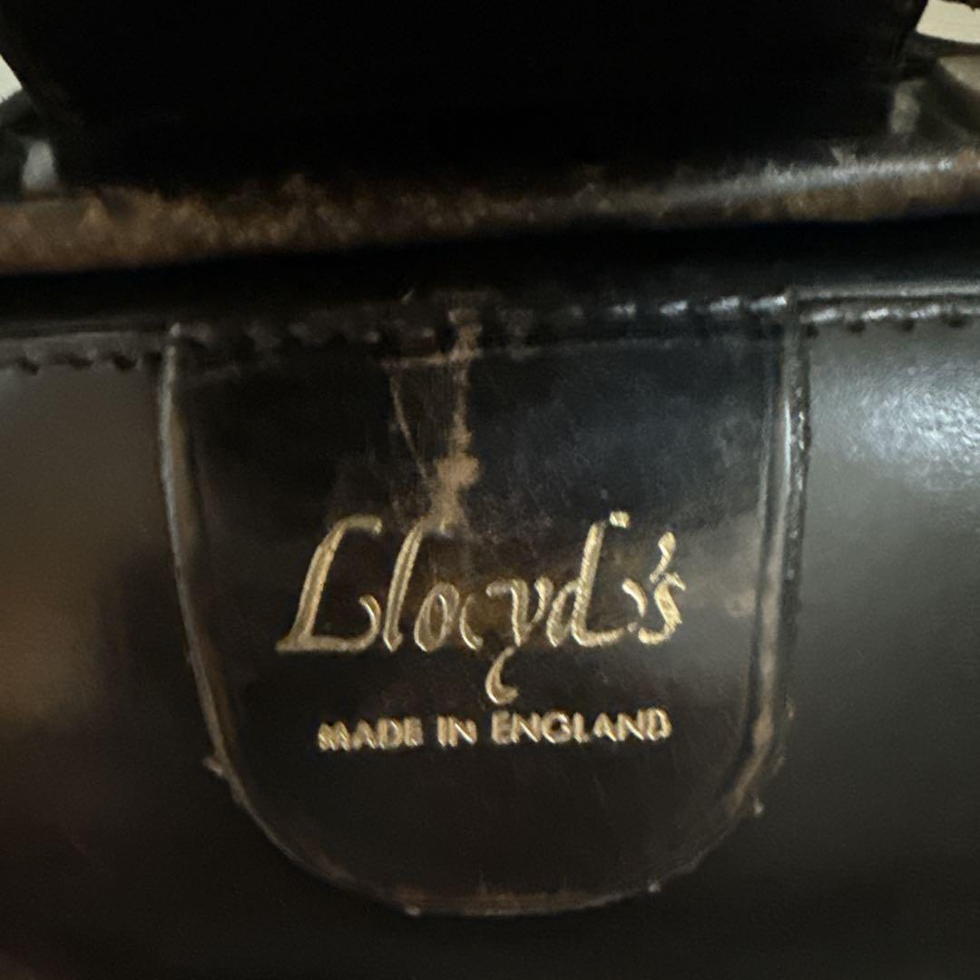 Lloyd's レザー ビジネスバッグ ブラック