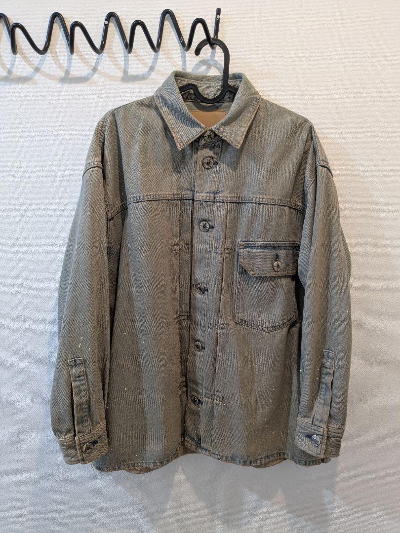 【さぽてん】NEEDBY heritage グレー デニムジャケット NEEDBY heritage グレー デニムジャケット