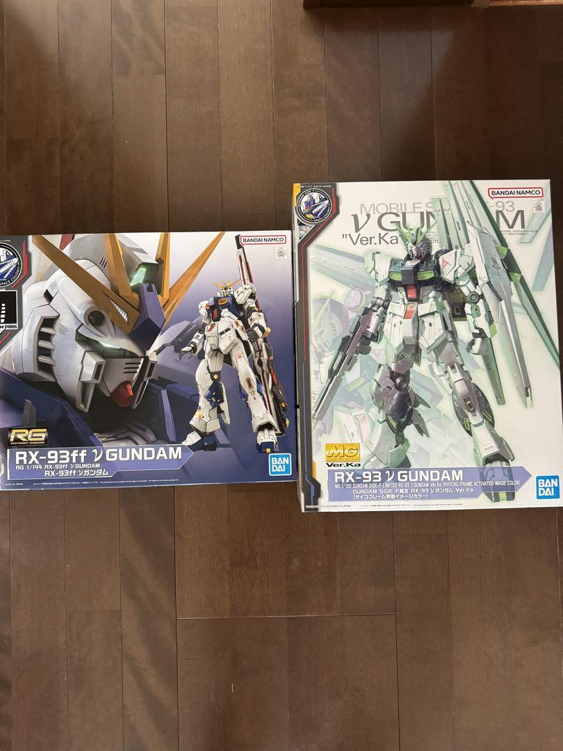 豪華 RG MG νガンダム Ver.Ka(サイコフレーム発動イメージカラー