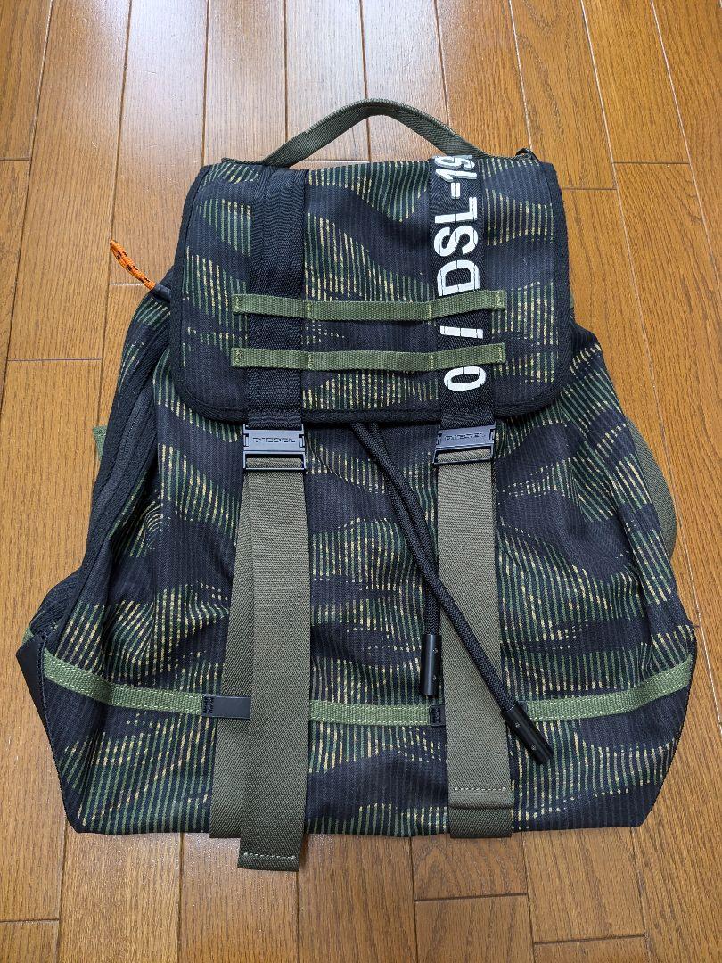 DIESEL ディーゼル メンズカモフラージュ柄スリュックサック バックパック