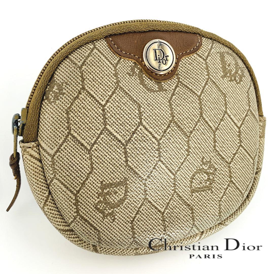Christian Dior クリスチャンディオール ハニカム柄 コインケース