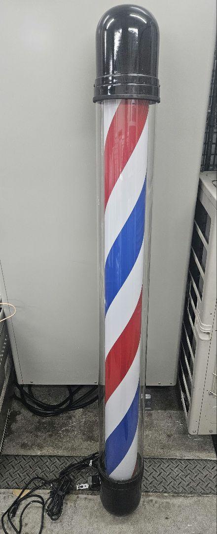 理容室　散髪屋　サインポール　小