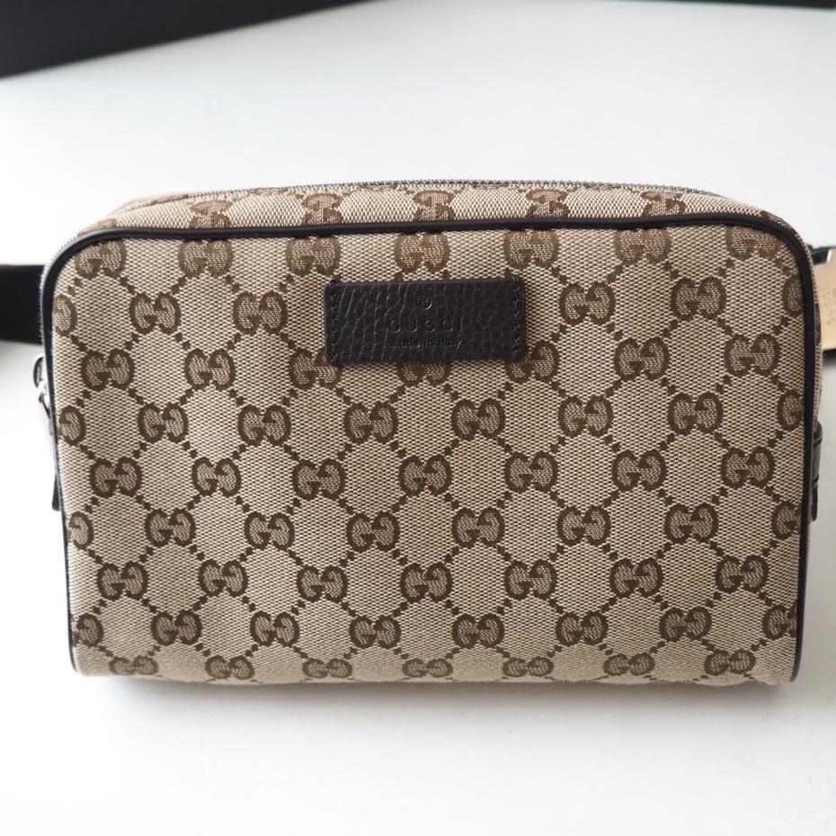 GUCCI グッチ ボディバッグ 449174 ベージュ ブラウン GG