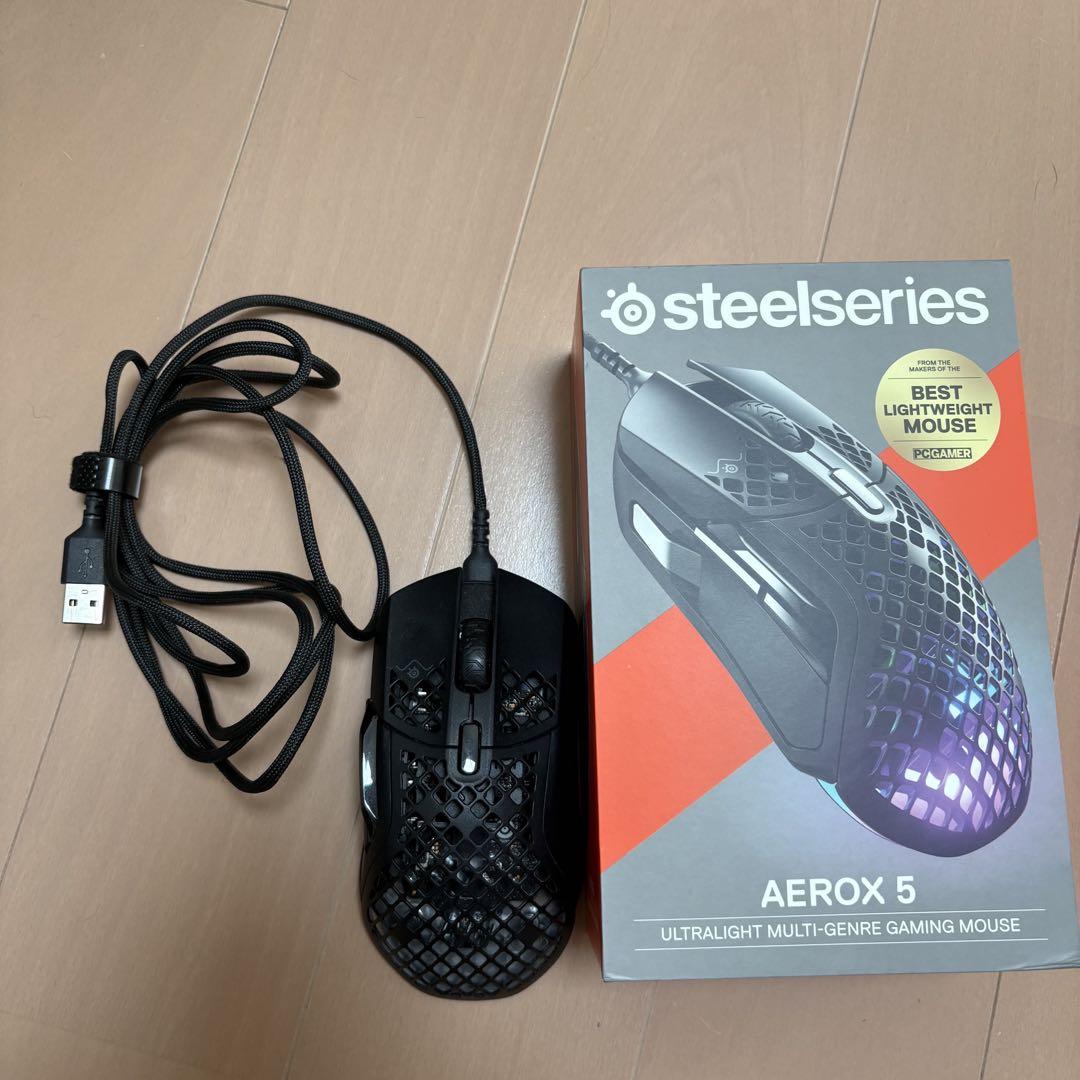 SteelSeries Aerox 5 ゲーミングマウス 本体