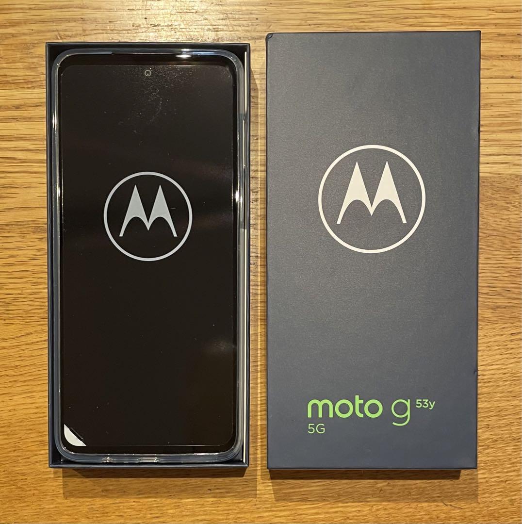 moto g 53y 5G ペールピンク スマートフォン本体
