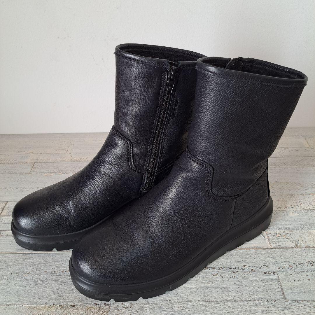 ecco ショートブーツ　サイドジップブーツ　39 23048301001-4.jpg