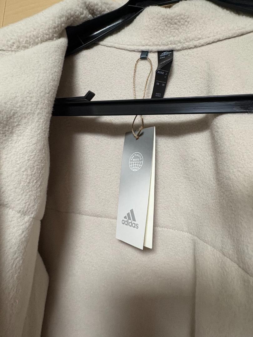 【新品未使用】adidas　アディダス　長袖撥水フリース シャツジャケット