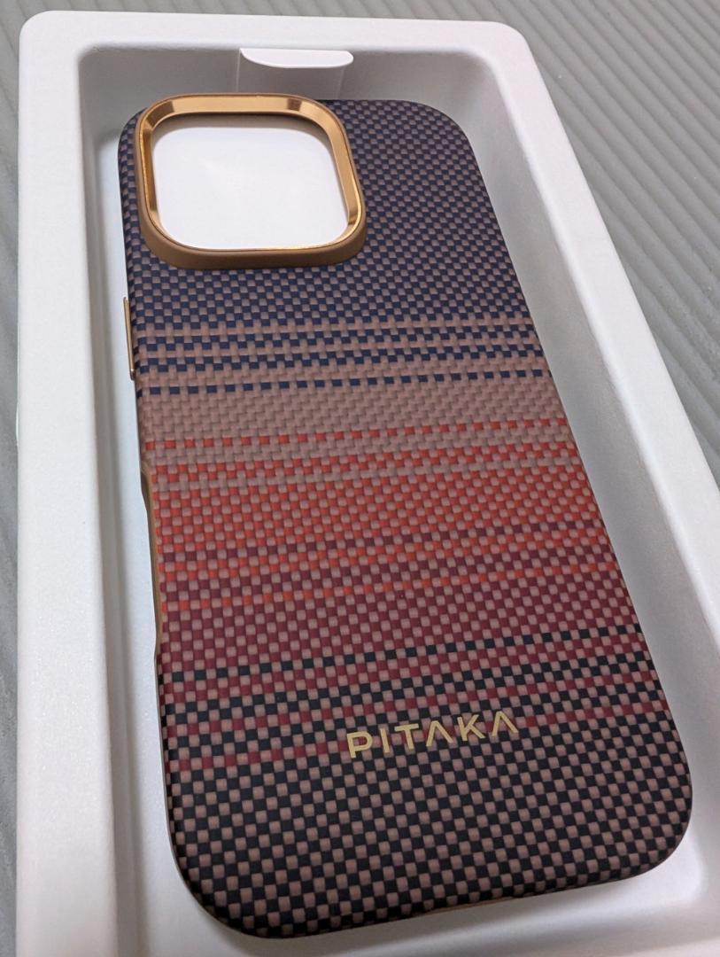 PITAKA iPhone 16 Pro 軍用グレード保護ケース SUNSET