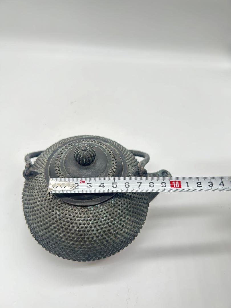 銅製　小振り 砲口 煎茶道具、落款あり（中国大清年制） 水漏れ無容量約500mg
