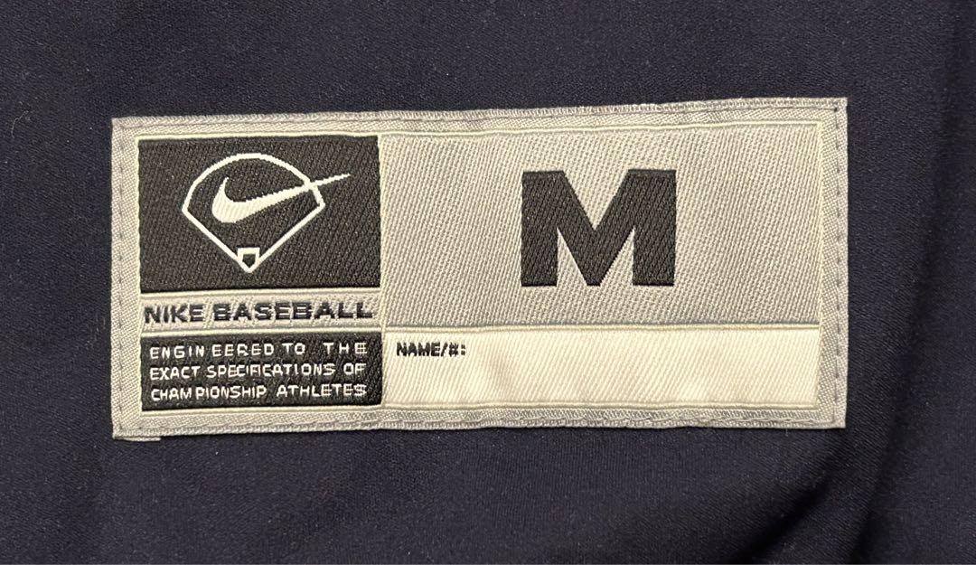 極美品　NIKE　ナイキ ベースボール プルオーバー　ナイロン ハーフジップ　M