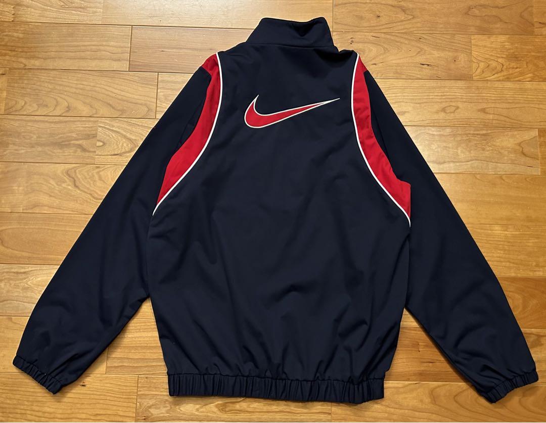 極美品　NIKE　ナイキ ベースボール プルオーバー　ナイロン ハーフジップ　M