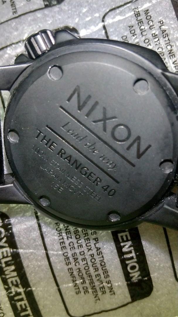 人気SALE新作 ニクソン NIXON THE RANGER40 マットブラック 良品 tvqAR-m19415906933 特価NEW