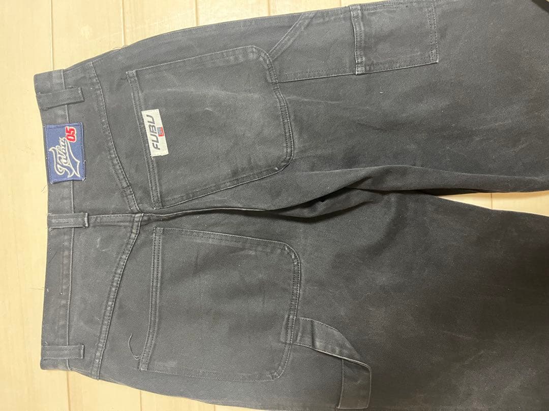 FUBU ブラックデニム W30 L32
