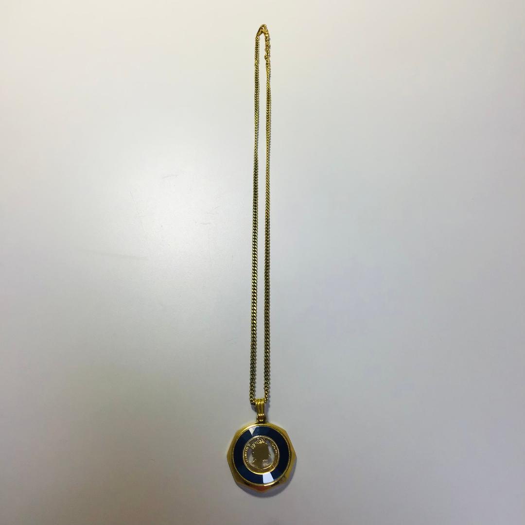レア】エリザベス2世 ペンダント ネックレス K18GP アクセサリー