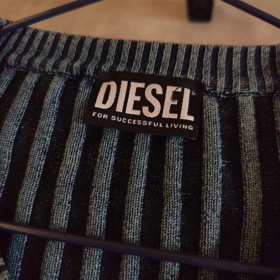 DIESEL リブ編み クロップドトップス DIESEL リブ編み クロップドトップス