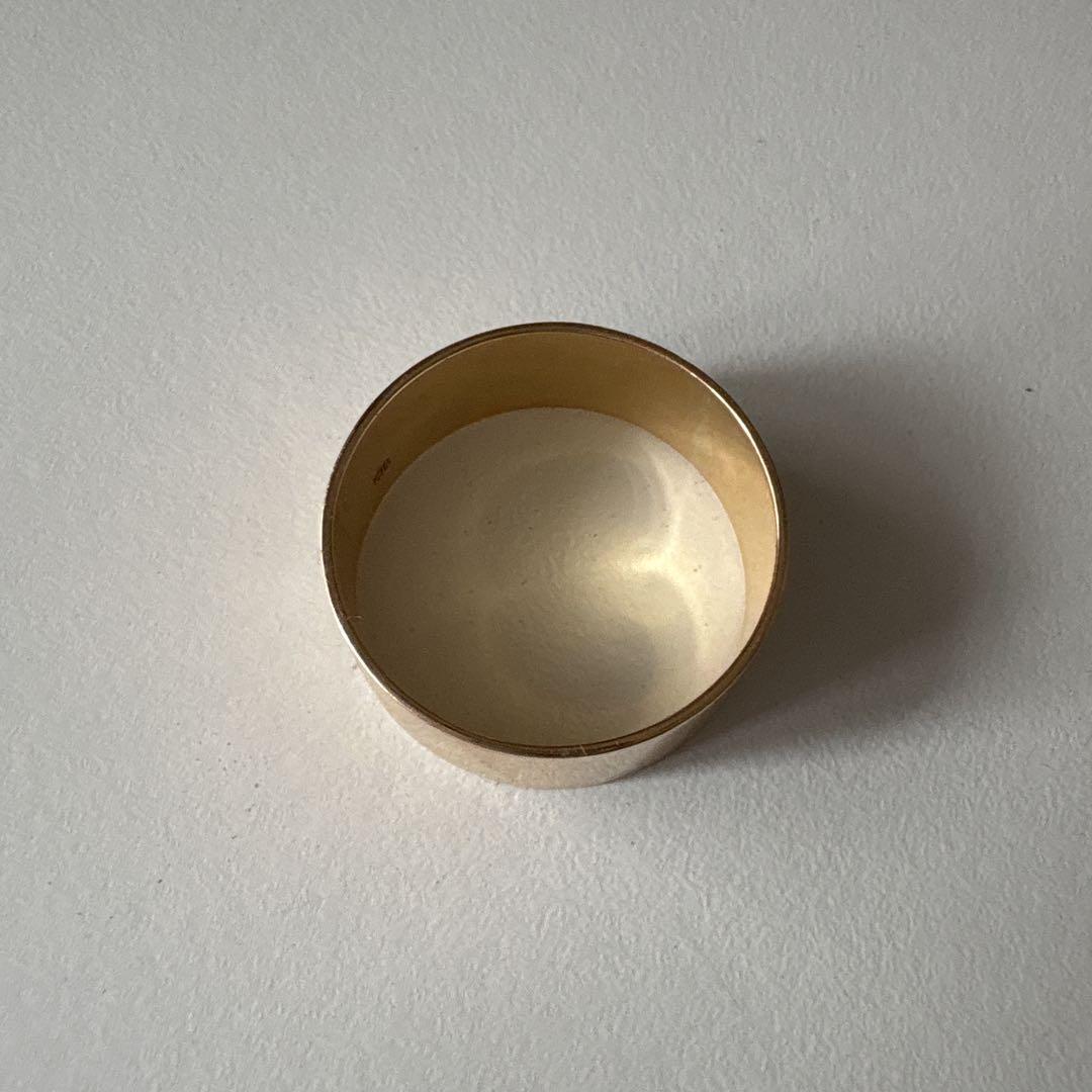 18金 リング　平打　美品