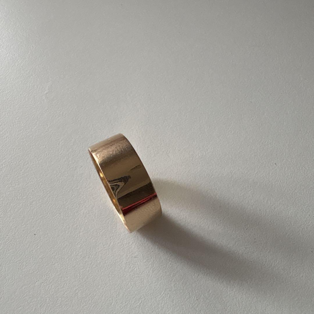 18金 リング　平打　美品
