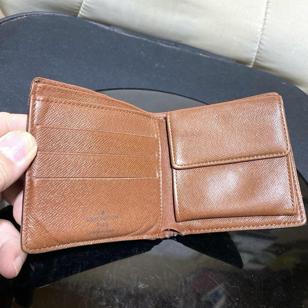 12☆在庫SALE/優良品☆モノグラム♪マルコ☆2つ折り財布★コインポケットあり