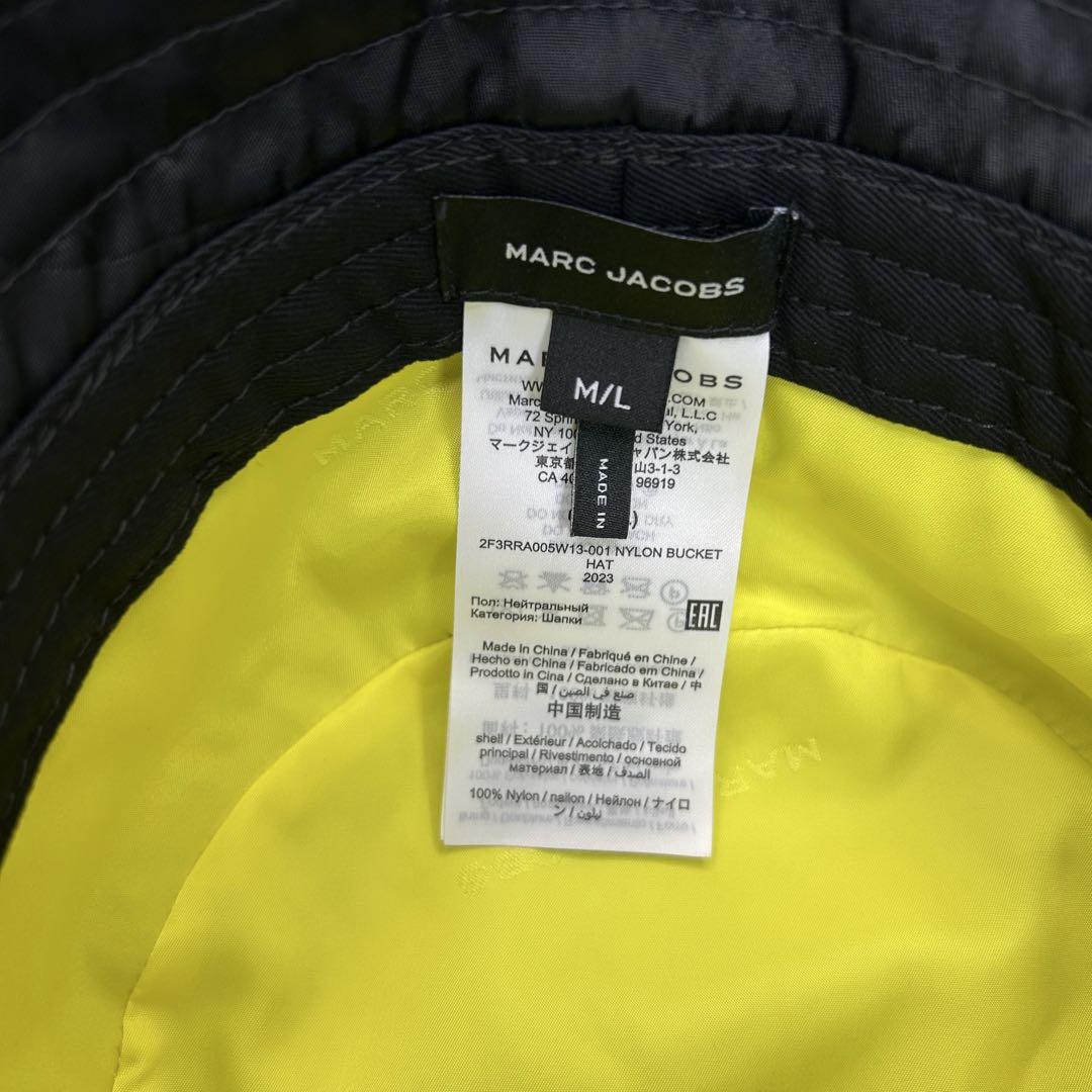 極美品！ MARC JACOBS 271 モノグラム バケットハット ブラック