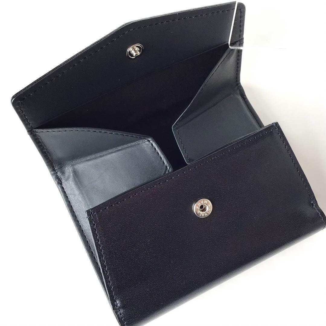 新品】マーガレットハウエル✨インドス 折り財布 新品 ネイビー