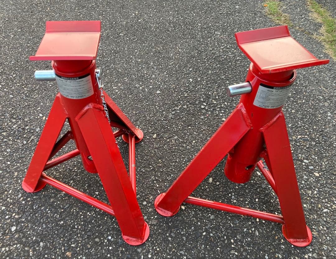 リキマエダ リジッドラック 5t アングル足 ショート ジャッキ ウマ 2個