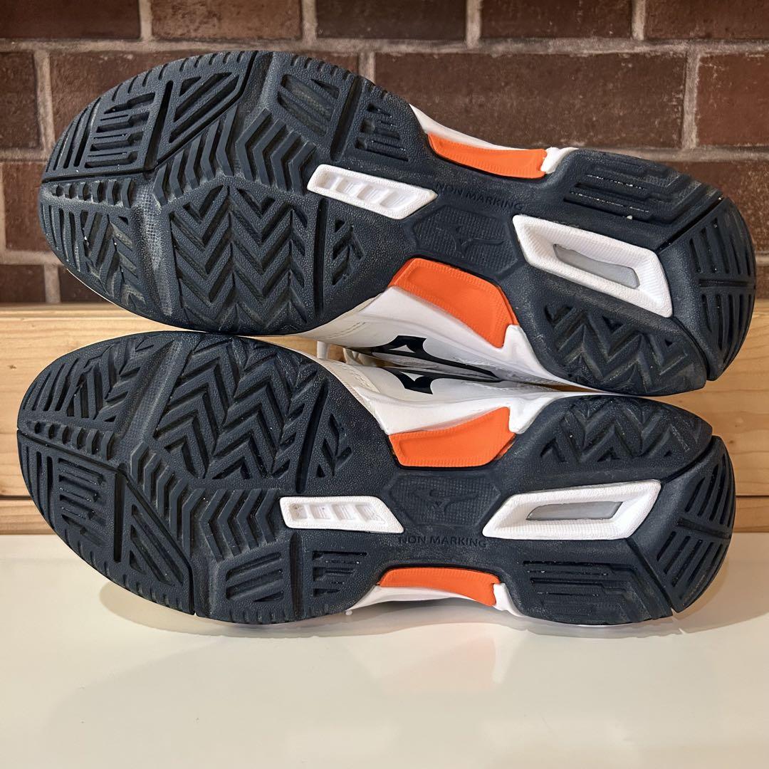 Mizuno ミズノ テニスシューズ ホワイト 24.5センチ - メルカリ