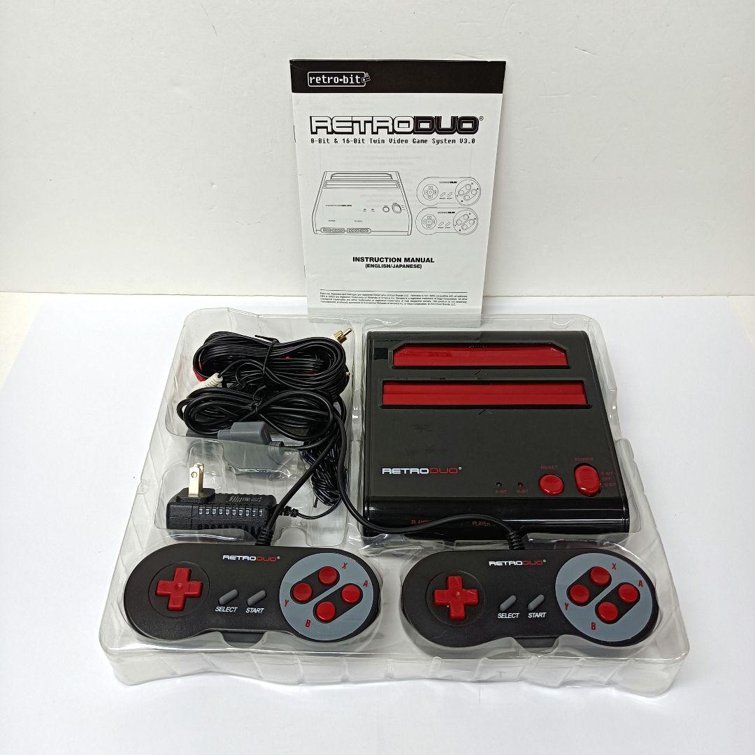 【未開封品】レトロデュオ　fc/sfc互換機 Amazon | レトロデュオ FC/SFC互換機 | その他のゲーム機種本体全般