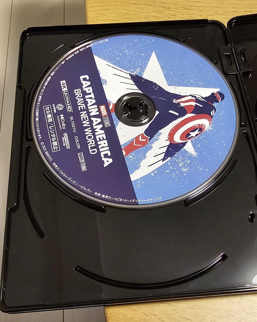 キャプテン・アメリカ ブレイブ・ニュー・ワールド 4K 3D 通常Blu-ray