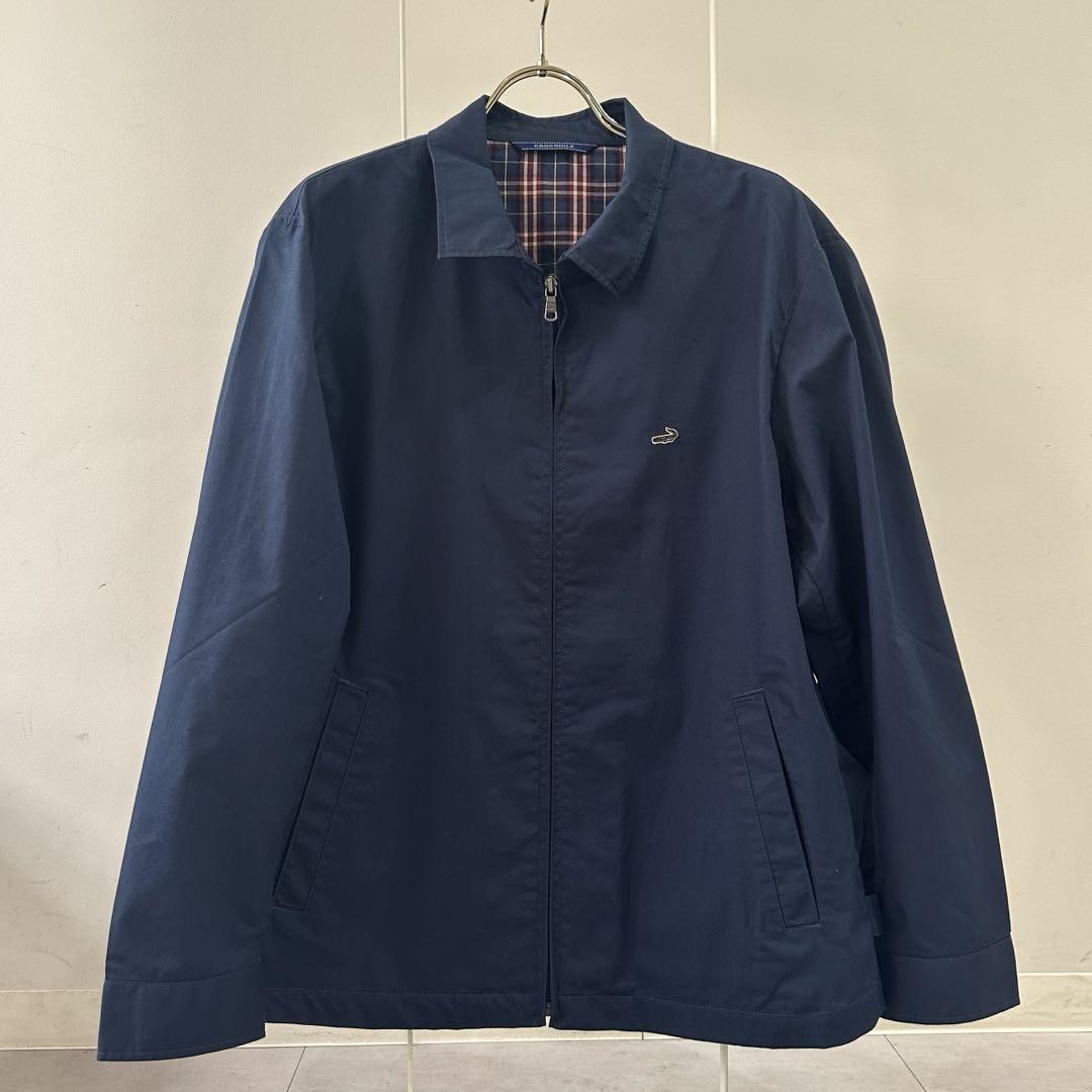 CROCODILE ネイビー ジップアップジャケット