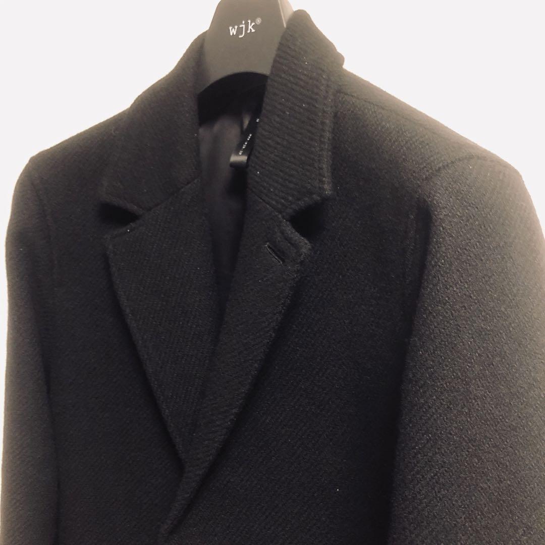 ジャケット・アウター wjk classical chester coat [black]