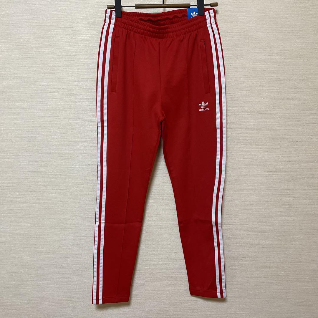 adidas アディダス オリジナルス トラックパンツ ジャージ 赤