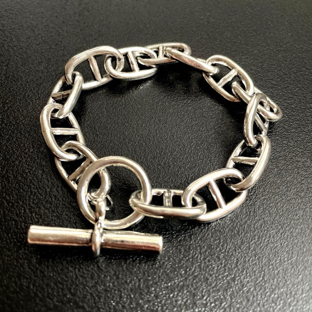 ブレスレット　ステンレス　アンカーチェーン GM13 ヴィンテージ　重厚