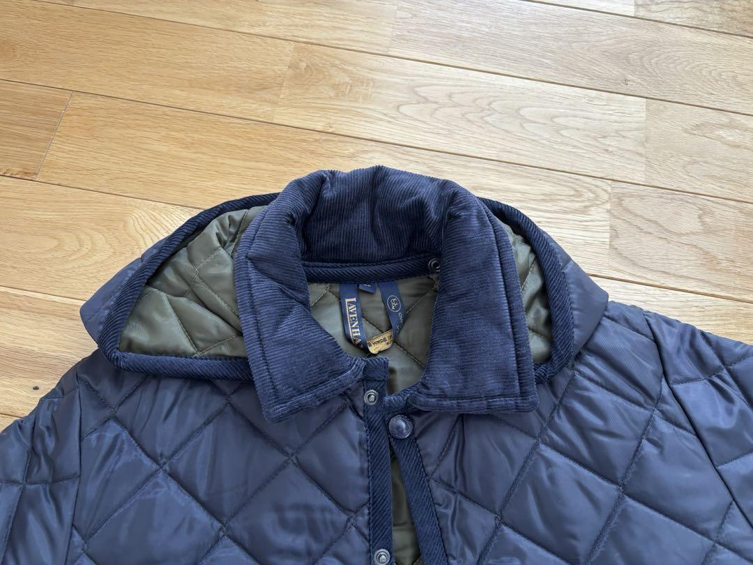 未使用品！！LAVENHAM/キルティングコート/ レディース/40/ネイビー