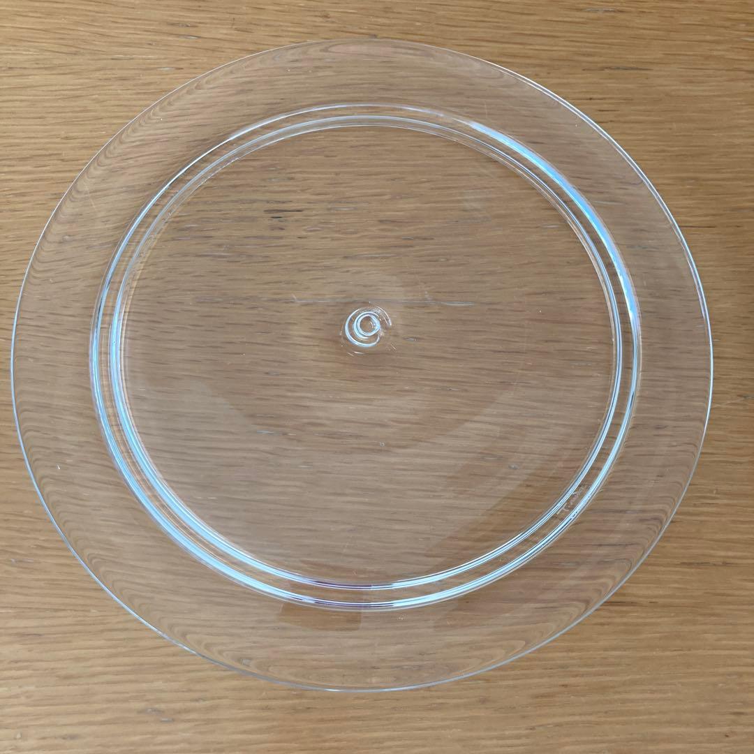 富山ガラス工房 ガラス作家 竹内 駿さん クリアプレート目立った傷や汚れなし