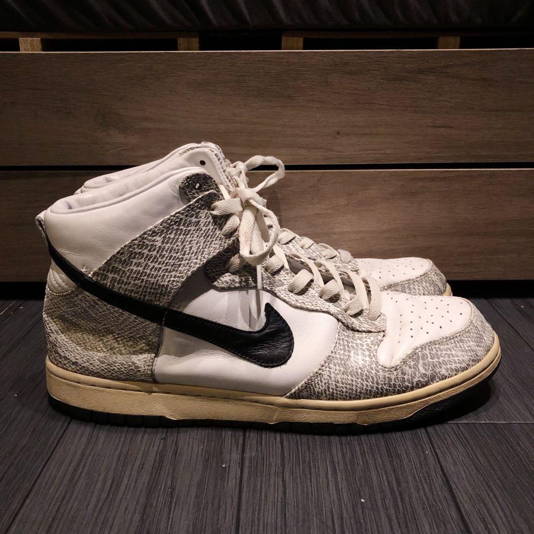 NIKE ナイキ ダンクハイ 白蛇 ココアスネーク　シューズ