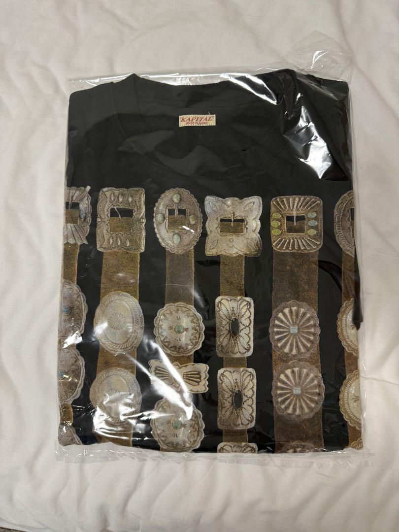 [自身購入/正規品]KAPITALキャピタルコンチョベルトTシャツ