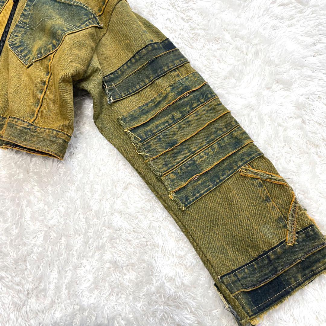 素晴らしい外見 リーバイス LEVI'S レア 美品 リメイク ショート Gジャン デニム ジャケット・アウター