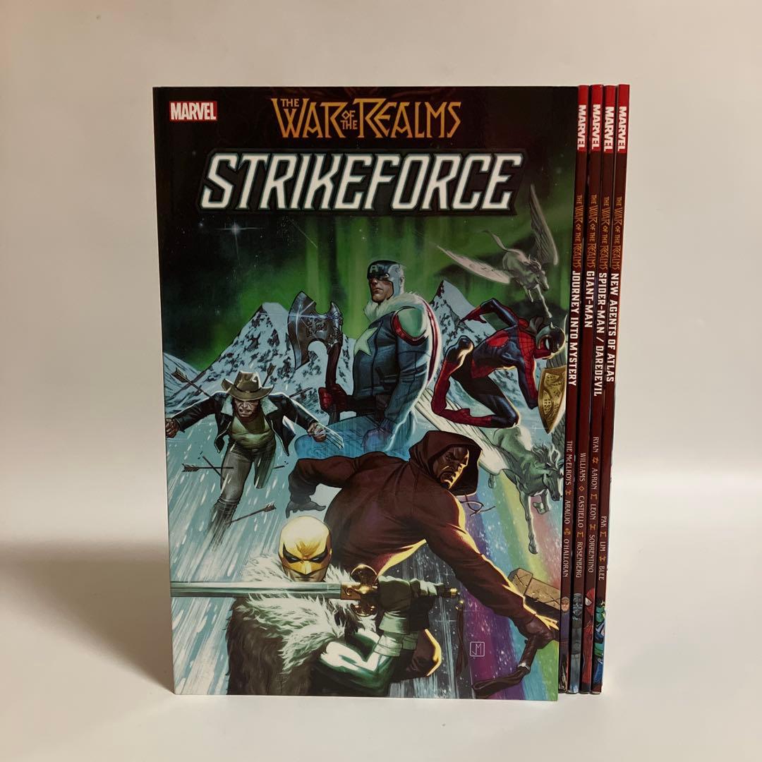 アメコミ 英語 WAR OF THE REALMS 5冊セットやや傷や汚れあり