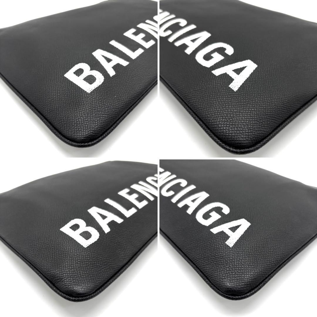 デザイン バレンシアガ クラッチバッグ ロゴ レザー メンズ 黒BALENCIAGA MEDICALDB_JP