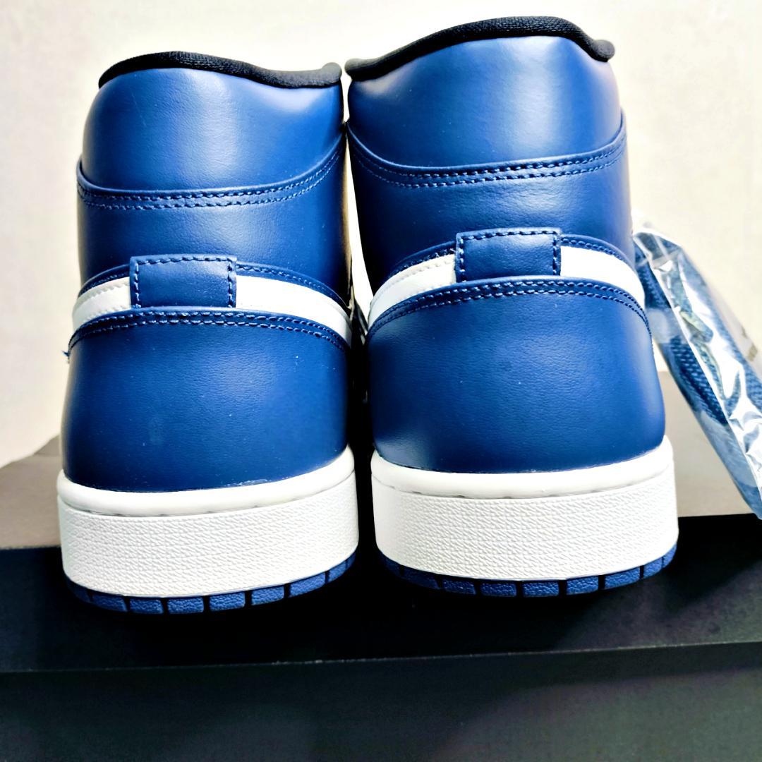 新品 ナイキ エアジョーダン1 MID NAVY 32cm 554724-401