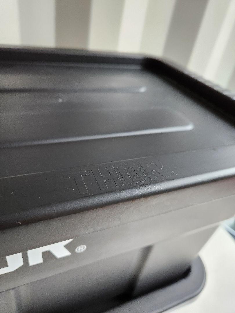 THOR　コンテナBOX　22L  2個セット　ブラック
